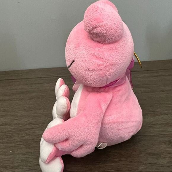 Burton & Burton Pink rog with Neck‎ Ribbon Plush - Picture 3 of 5
